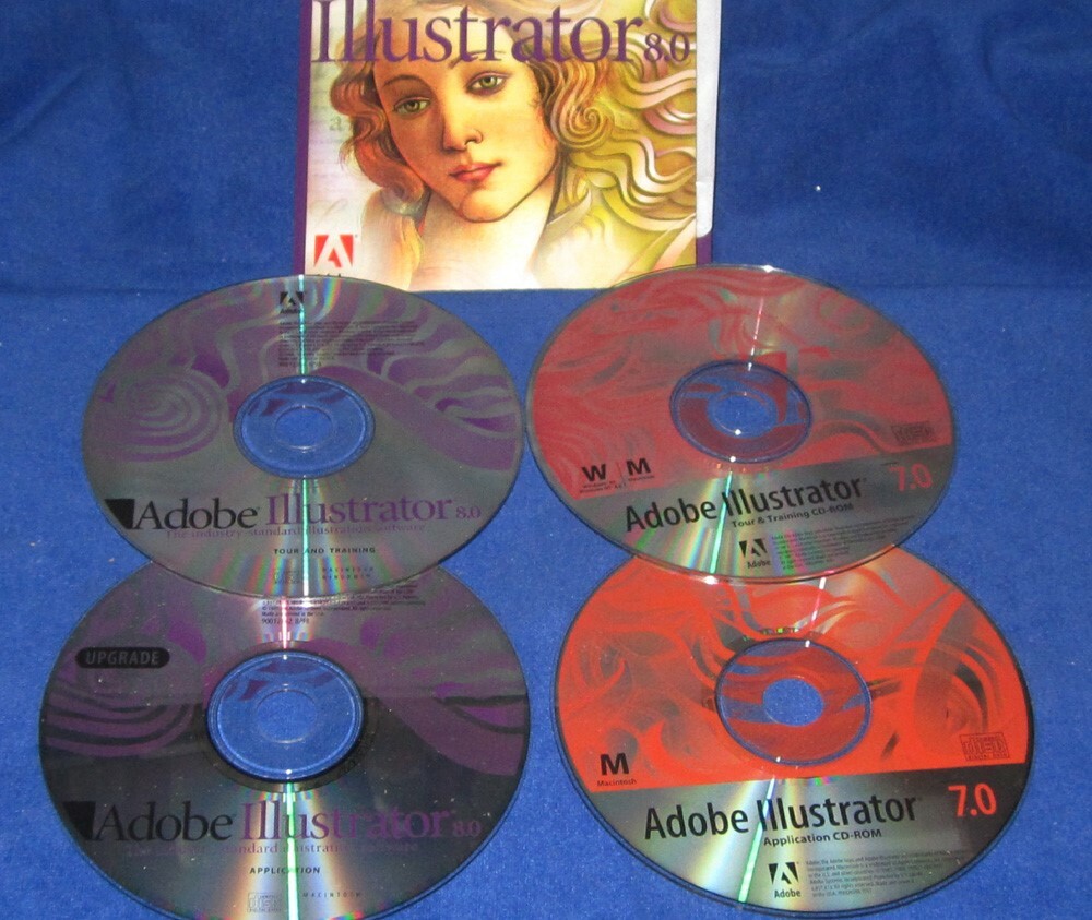 Adobe Illustrator 7.0 Full & 8.0 Upgrade For MAC w/ S/N | eBay