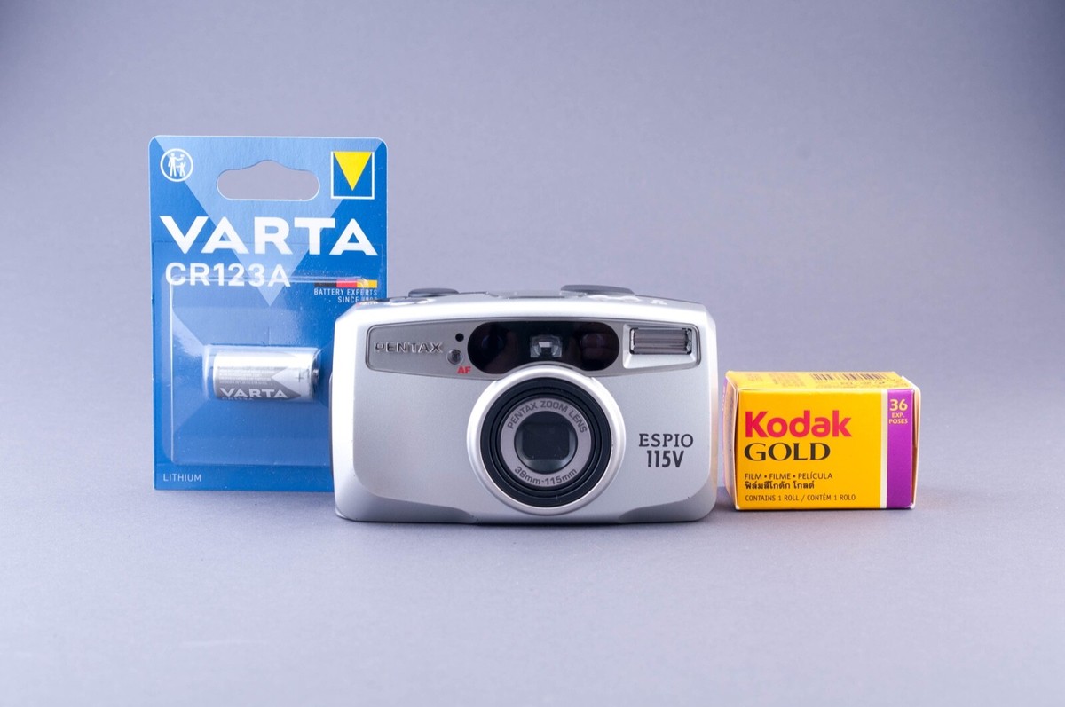 Pentax Espio 115V 35mm Point & Shoot Film Camera BOX | eBay