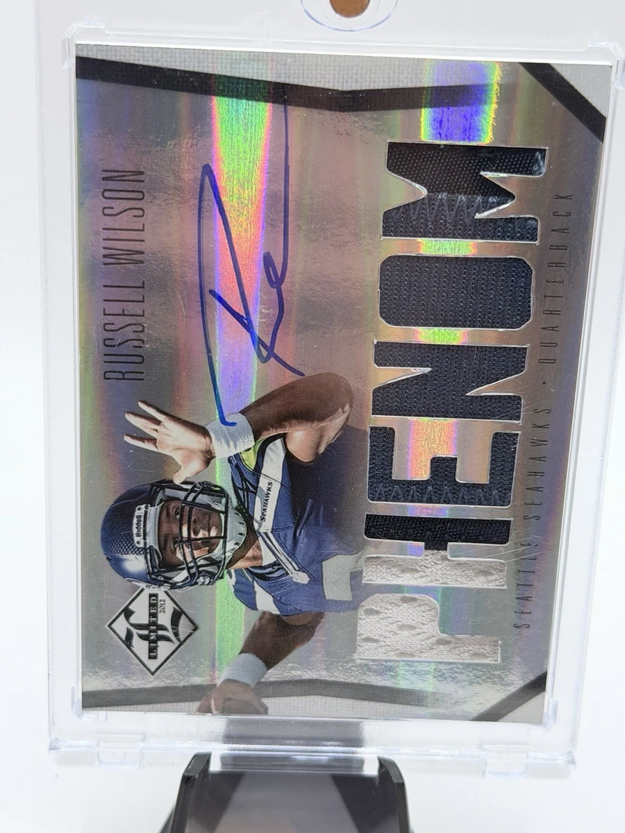 Russell Wilson Autograph Football Trading Cards for sale | eBay