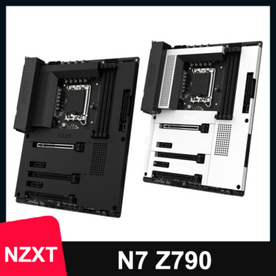 NZXT N7 Z790 LGA 1700 ATX Intel DDR5 Motherboard - Black/White | eBay