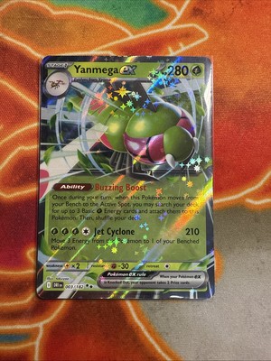 Yanmega Ex Holo Rare 003/182 Destined Rivals M/NM Pokemon | eBay