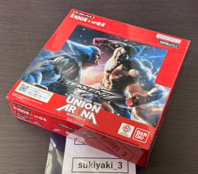 UNION ARENA Tekken 7 Booster Pack UA13BT Box Japanese Trading Card