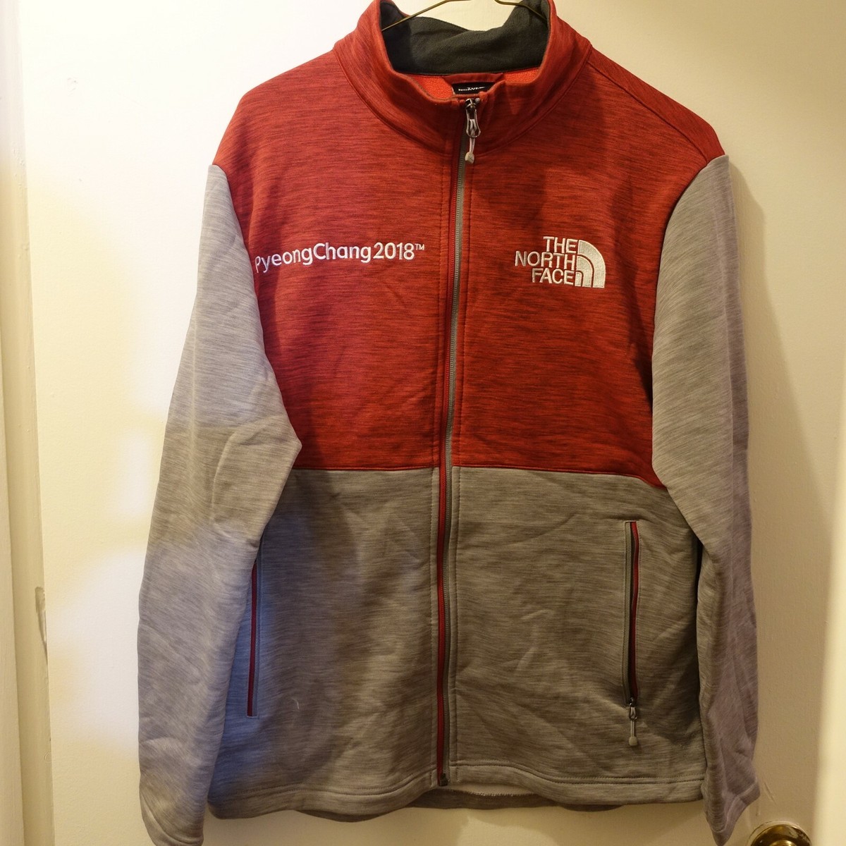 THE NORTHFACE 2018 PYEONGCHANG OLYMPICS FLEECE JACKET Unisex Small