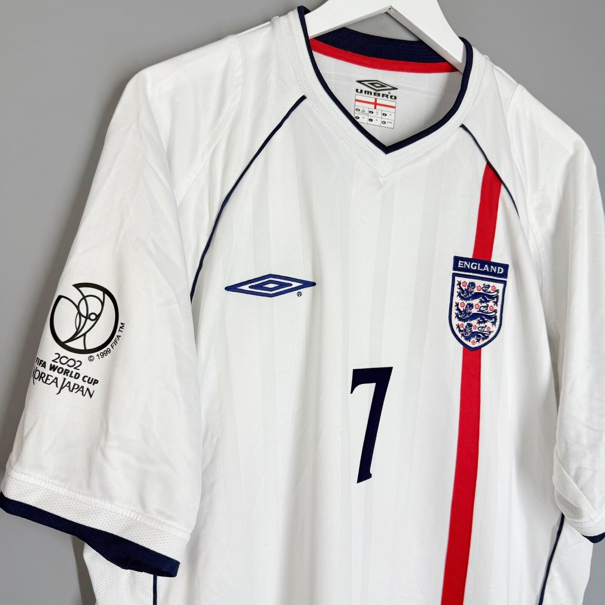 ENGLAND 2001 2002 2003 HOME FOOTBALL SHIRT JERSEY UMBRO L WORLD