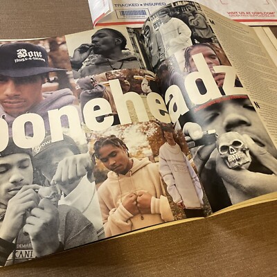 Vintage 90s VIBE Magazine Feb 1995 Mary J Blige Rap Hip Hop Bone