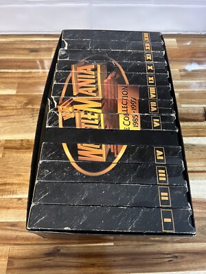 WWF Wrestlemania The Collection Years 1985-1997 Box Set 13 VHS