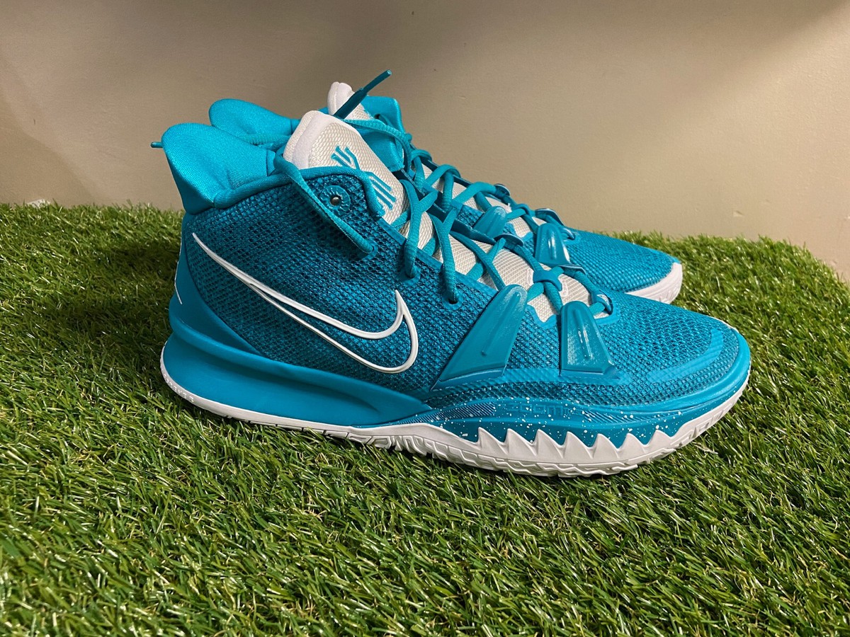 Nike Kyrie 7 TB Promo Rapid Teal White Basketball Shoes DM5042-403