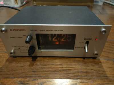 Pioneer PP-215A Digital timer model Alarm Flip Clock Vintage Audio
