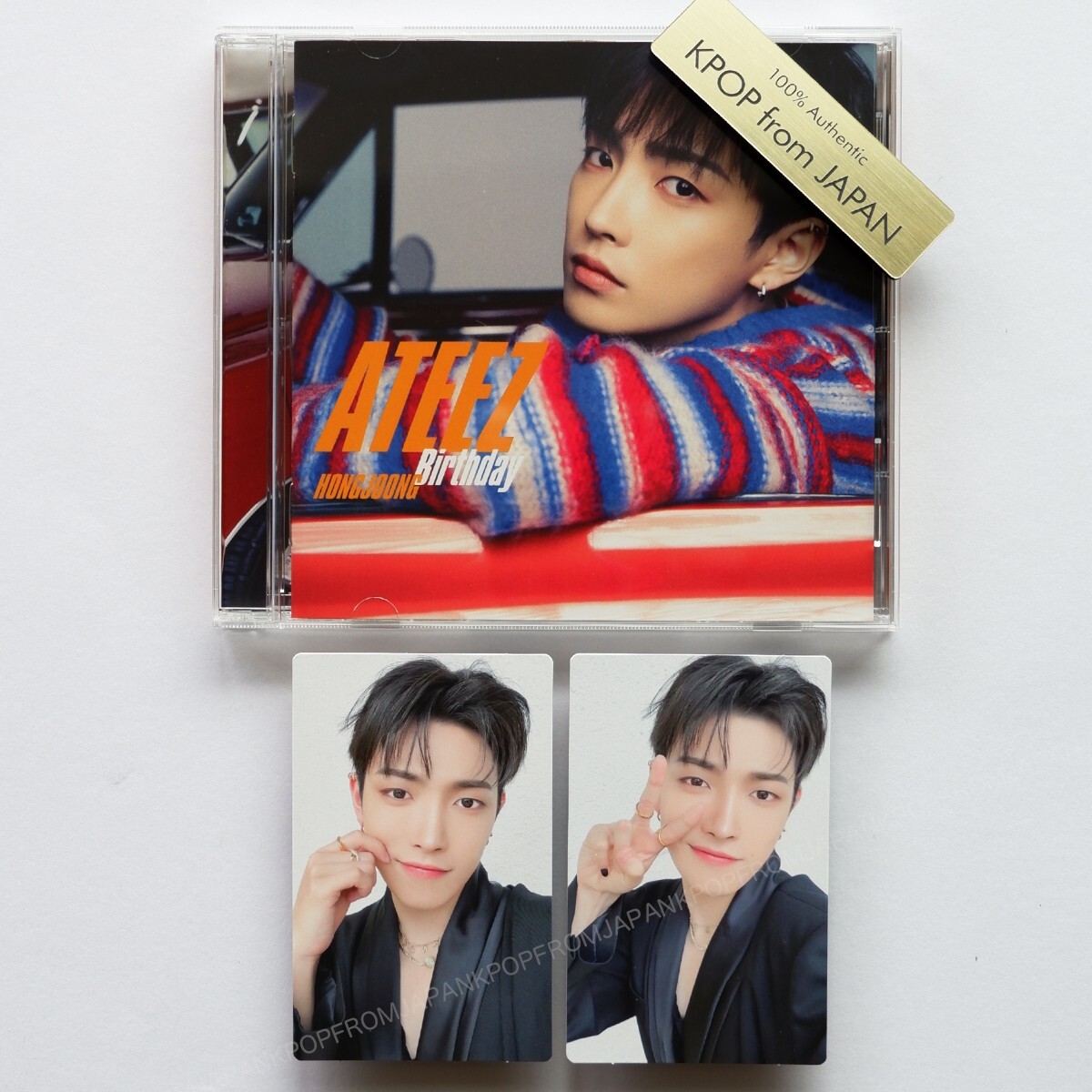 HONGJOONG ATEEZ Birthday JAPAN SOLO SET OPENED CD+2PHOTOCARD | eBay