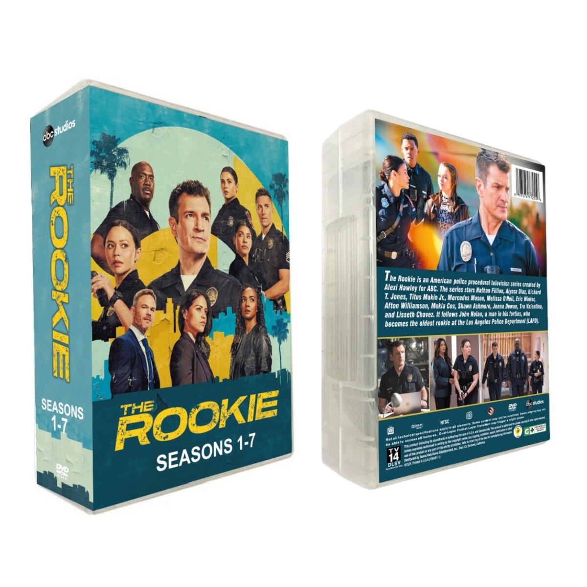 The Rookie : The Complete Series season 1-7 (DVD, 25-Disc box Set