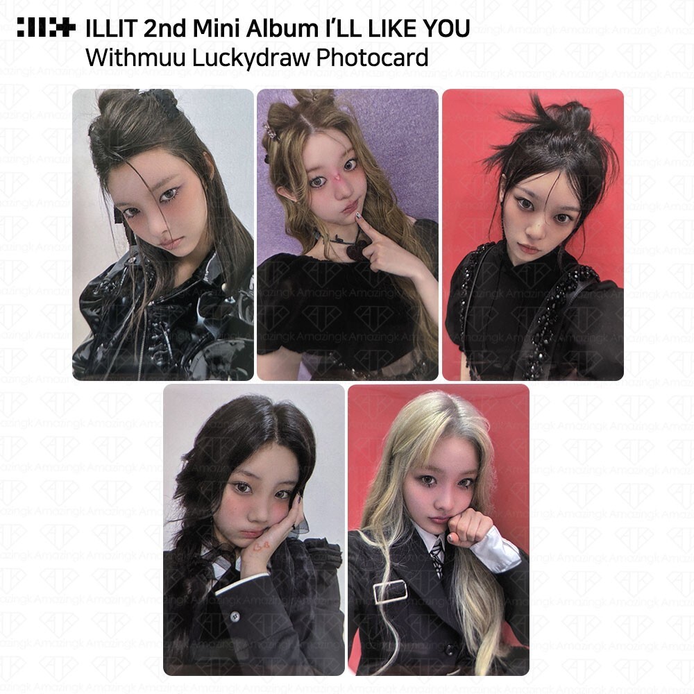 ILLIT 2nd Mini Album I'LL LIKE YOU Withmuu Luckydraw Photocard