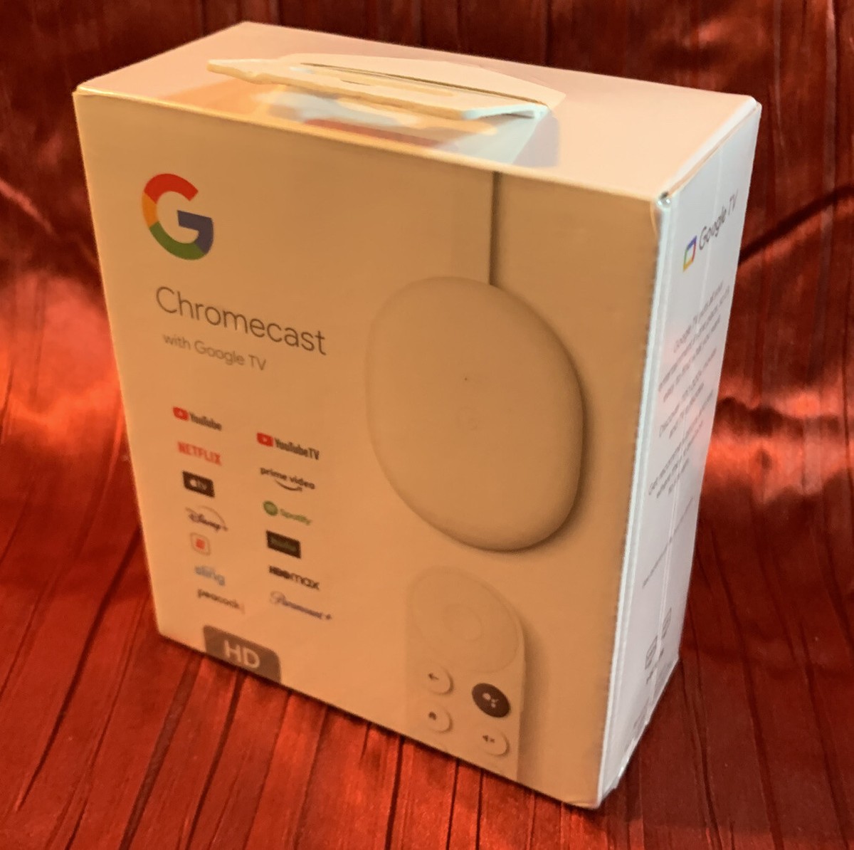 Google Chromecast with Google TV Media Streamer - Snow (GA03131-US