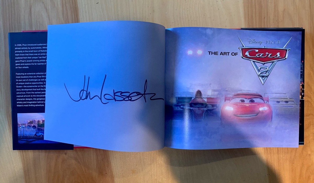 The Art of Cars 2 by Ben Queen and Karen Paik (2011) signed by