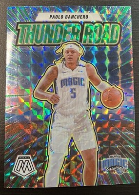 2024-25 Panini Mosaic - Thunder Road Paolo Banchero #15 Green