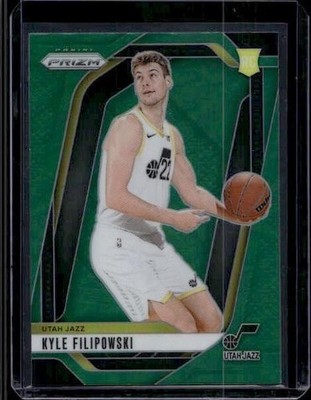 2024-25 Panini Prizm #263 Kyle Filipowski Prizms Green Rookie Card