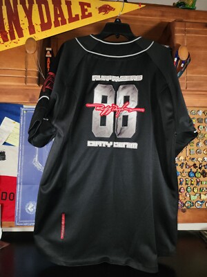 Rare Vintage DMX Ruff Ryders Dirty Denim Baseball Jersey Size L