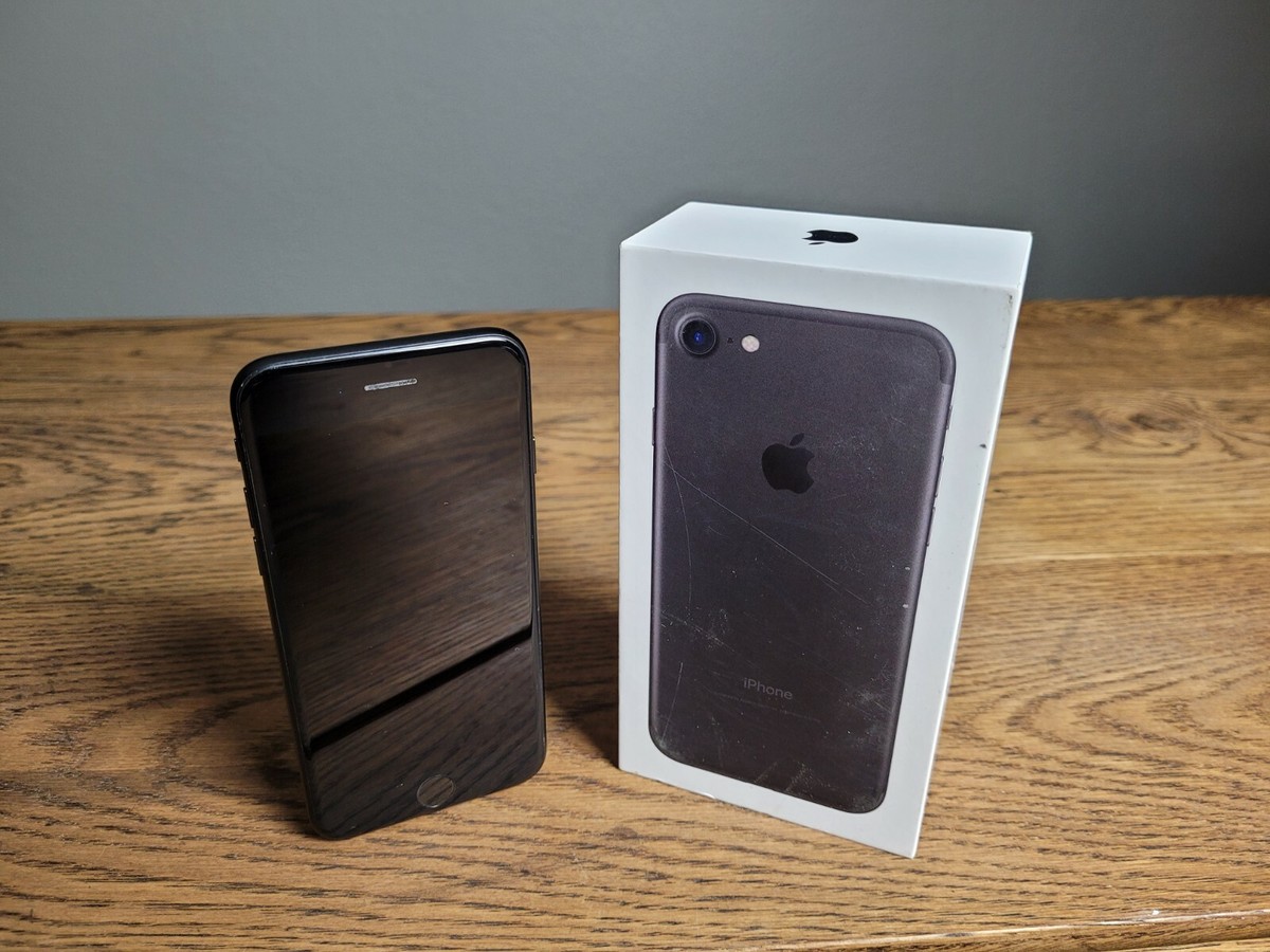 Apple iPhone 7 256GB Matte Black Verizon Unlocked Good Condition