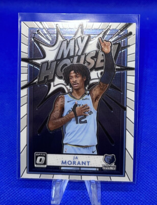 JA MORANT 2020-21 Panini Donruss Optic #3 MY HOUSE! Memphis