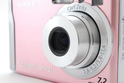 SONY Cyber-shot DSC-W80 Pink 7.2MP 3x optical zoom Digital Camera