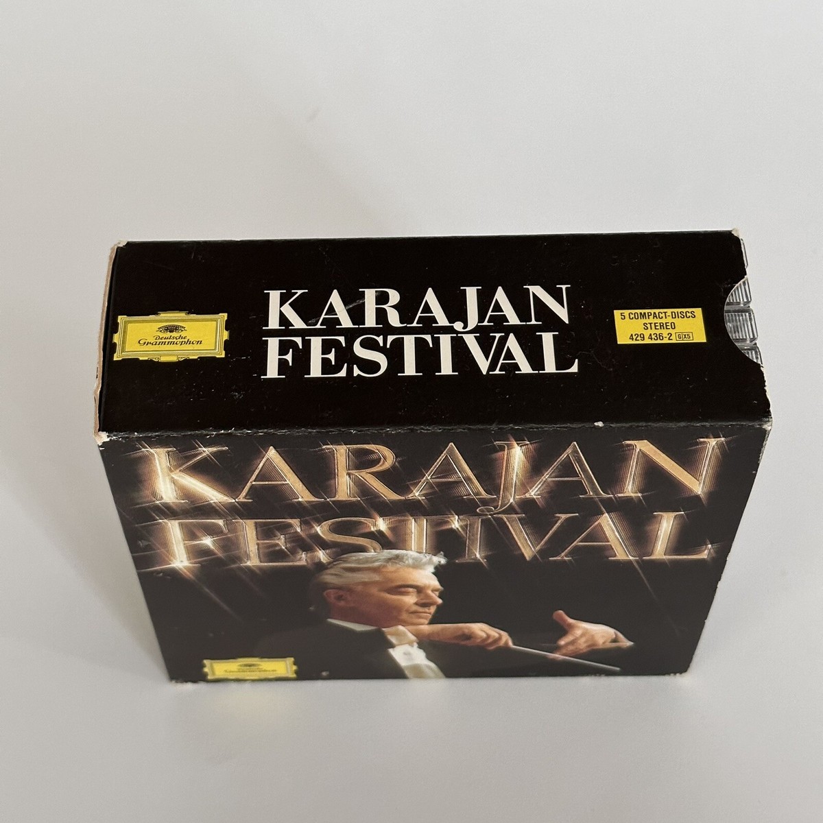 Karajan Festival [Deutsche Grammophon DG 5 CD Box Set] CDs are