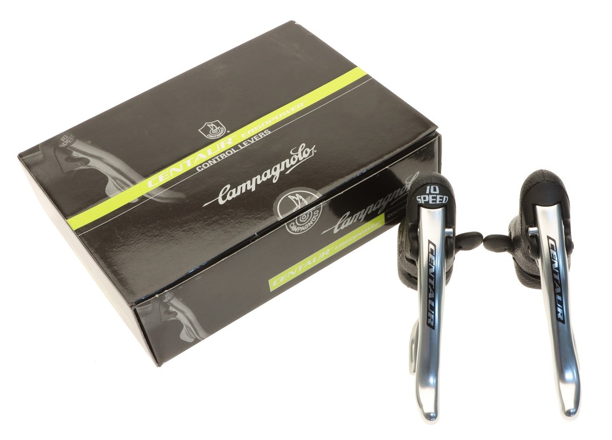 Campagnolo Centaur 10 Speed Silver Ergopower Brake Levers Shifters