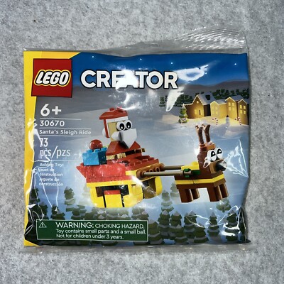 Lego 30670 Santa's Sleigh Ride Creator Polybag 6471453 Sealed | eBay