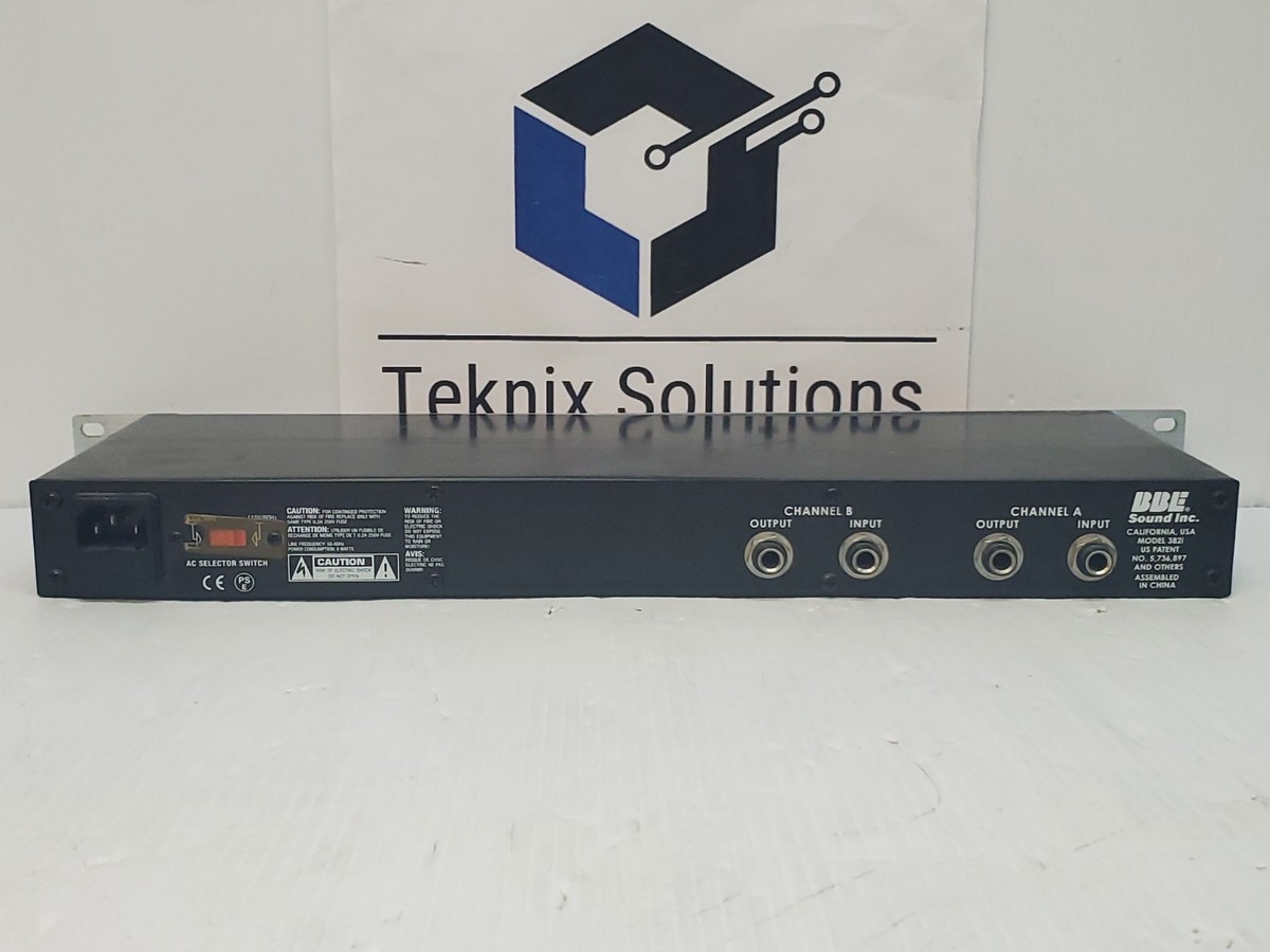 BBE Sonic Maximizer 382i. 1/4