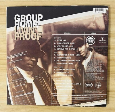 Group Home / Livin' Proof 1995 US Original Record 2LP Vinyl DJ