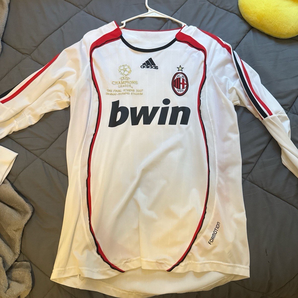 AC Milan 2007 Champions League Final Long Sleeve Jersey Medium