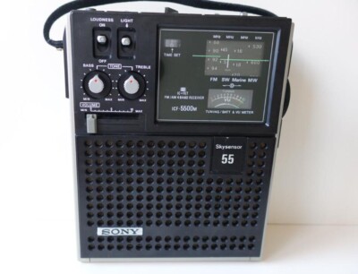 SONY Shortwave Radio ICF-5500 Sky sensor 3 band Receiver FM MW SW