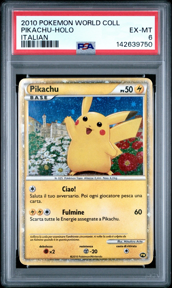 Pikachu Pokémon TCG Professional Sports Authenticator (PSA