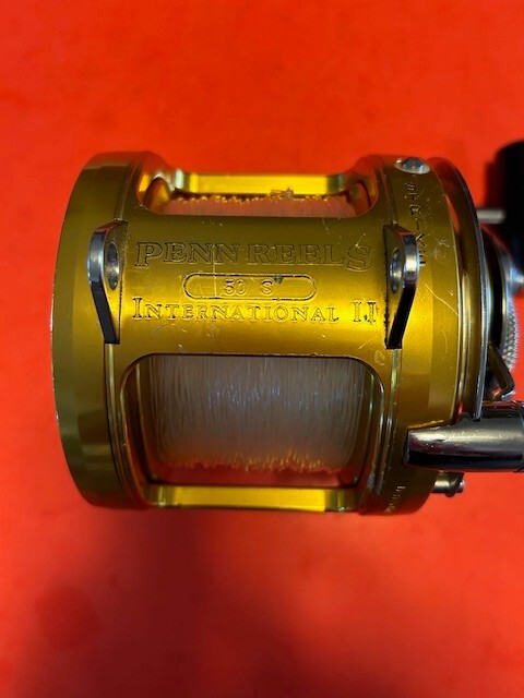 PENN INTERNATIONAL 50S 2-SPEED LEVER DRAG TROLLING FISHING REEL | eBay