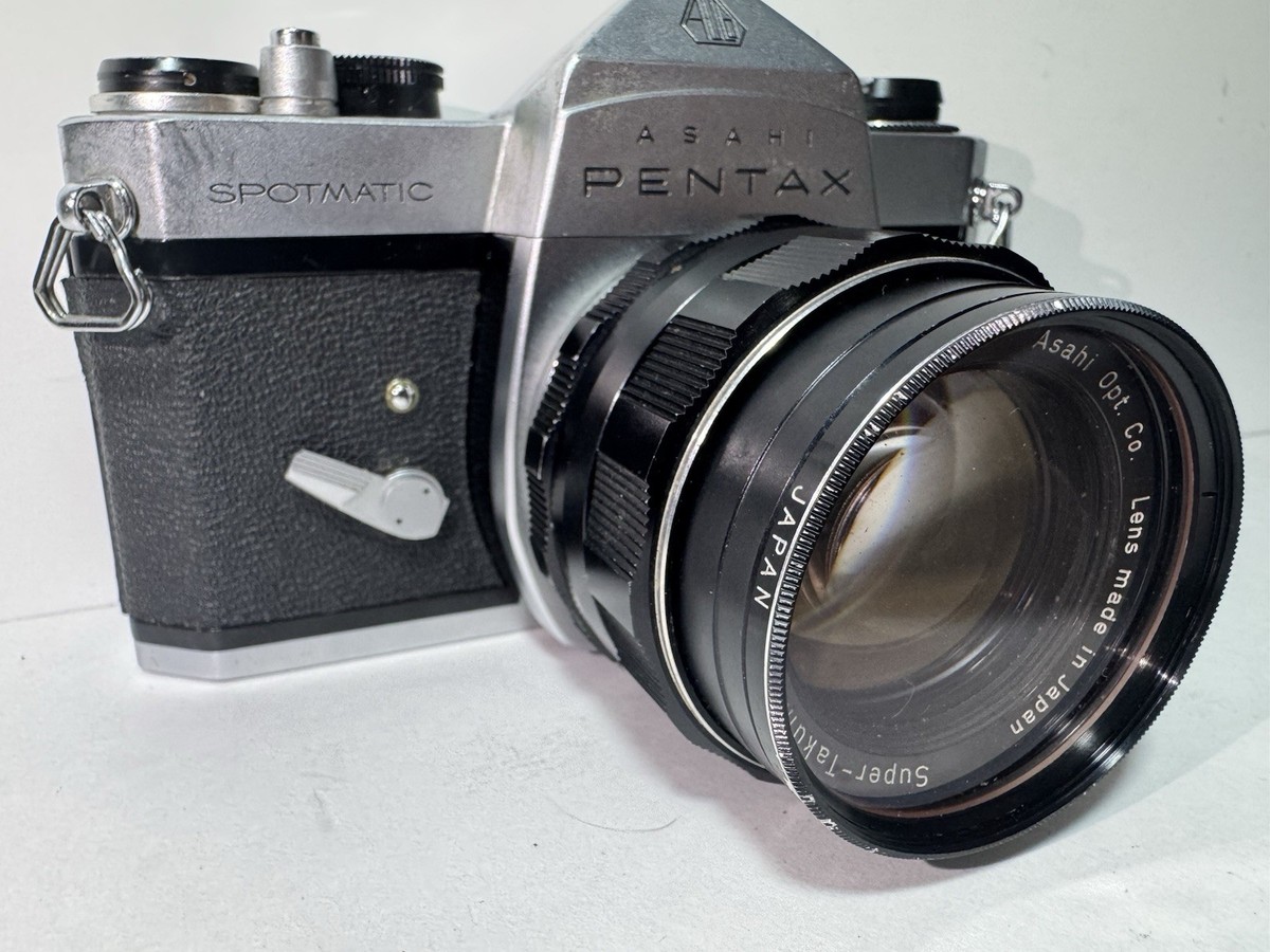 Asahi Pentax Spotmatic SP SLR FILM CAMERA F 1.4/50MM LENS WORKS