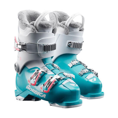 NORDICA Girls Speedmachine J 3 LightBlue/White/Pink Boots