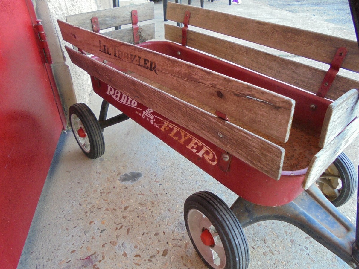 VINTAGE LIL' TRAVLER RADIO FLYER WAGON | eBay