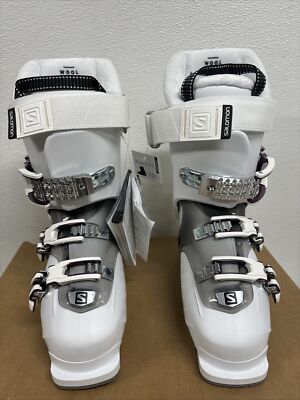 SALOMON QUEST Access 60 W SKI BOOTS Womens SIZE 24-24.5 #5D3 | eBay