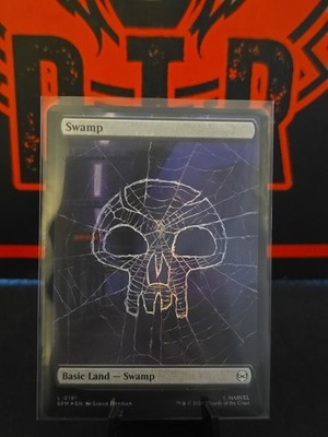 NM-Mint, English MTG Foil Swamp (0191) - Foil Marvel's Spider-Man