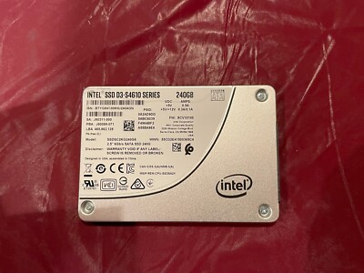 Intel SSD D3-S4610 Series 240GB SSDSC2KG240G8 2.5