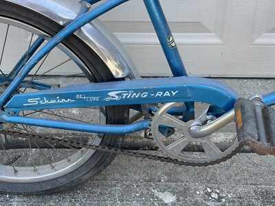 1971 Schwinn Stingray Blue Deluxe Muscle Bike Sting Ray Banana