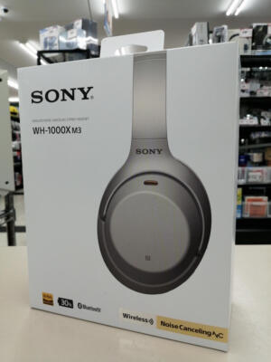 SONY WH-1000XM3 Platinum silver wireless noise canceling