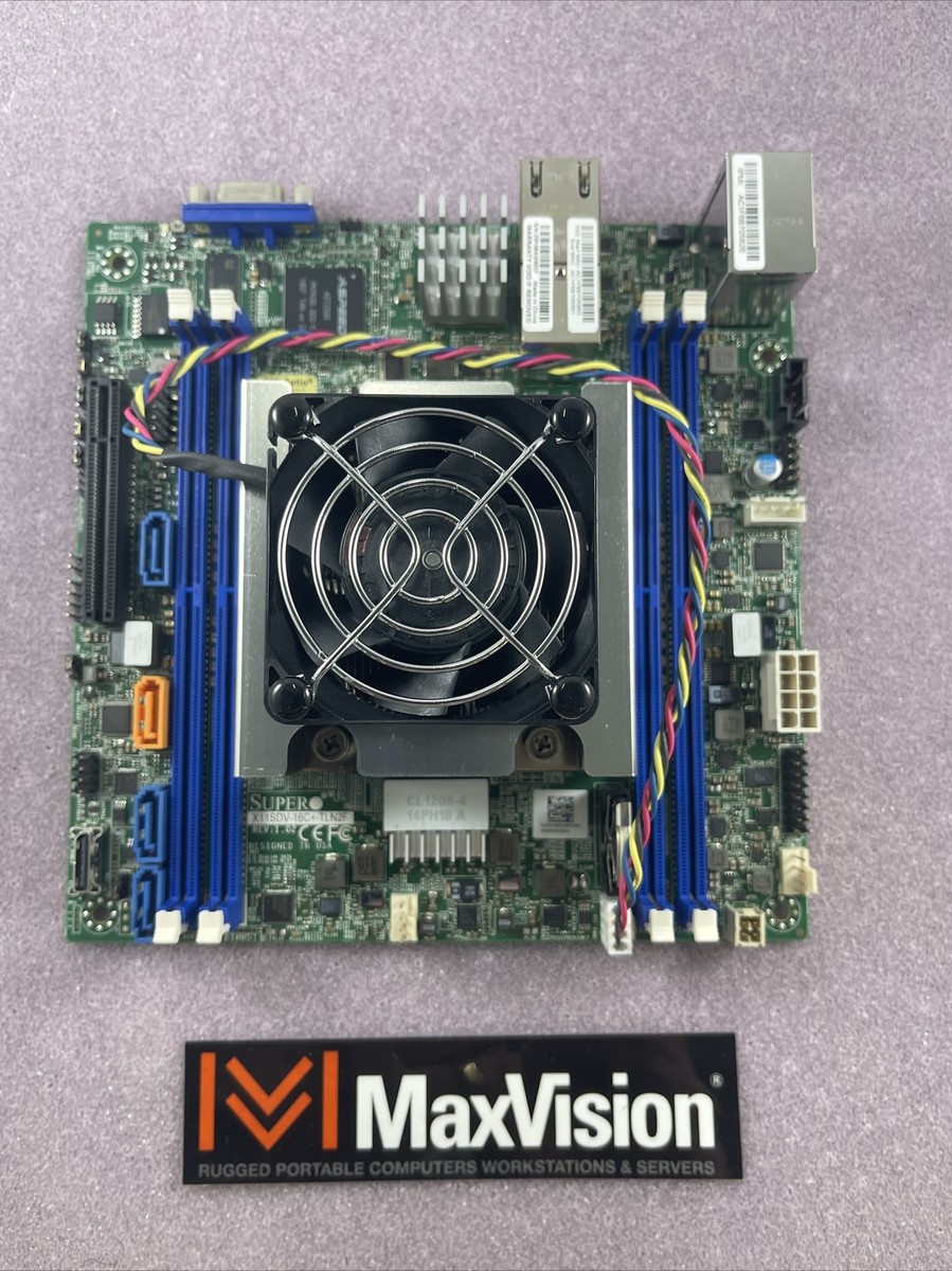SuperMicro X11SDV-16C+-TLN2F Motherboard w/ Xeon D-2183IT 16C