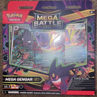 NEW Factory Sealed 2025 Pokemon Mega Battle Deck Mega Gengar ex