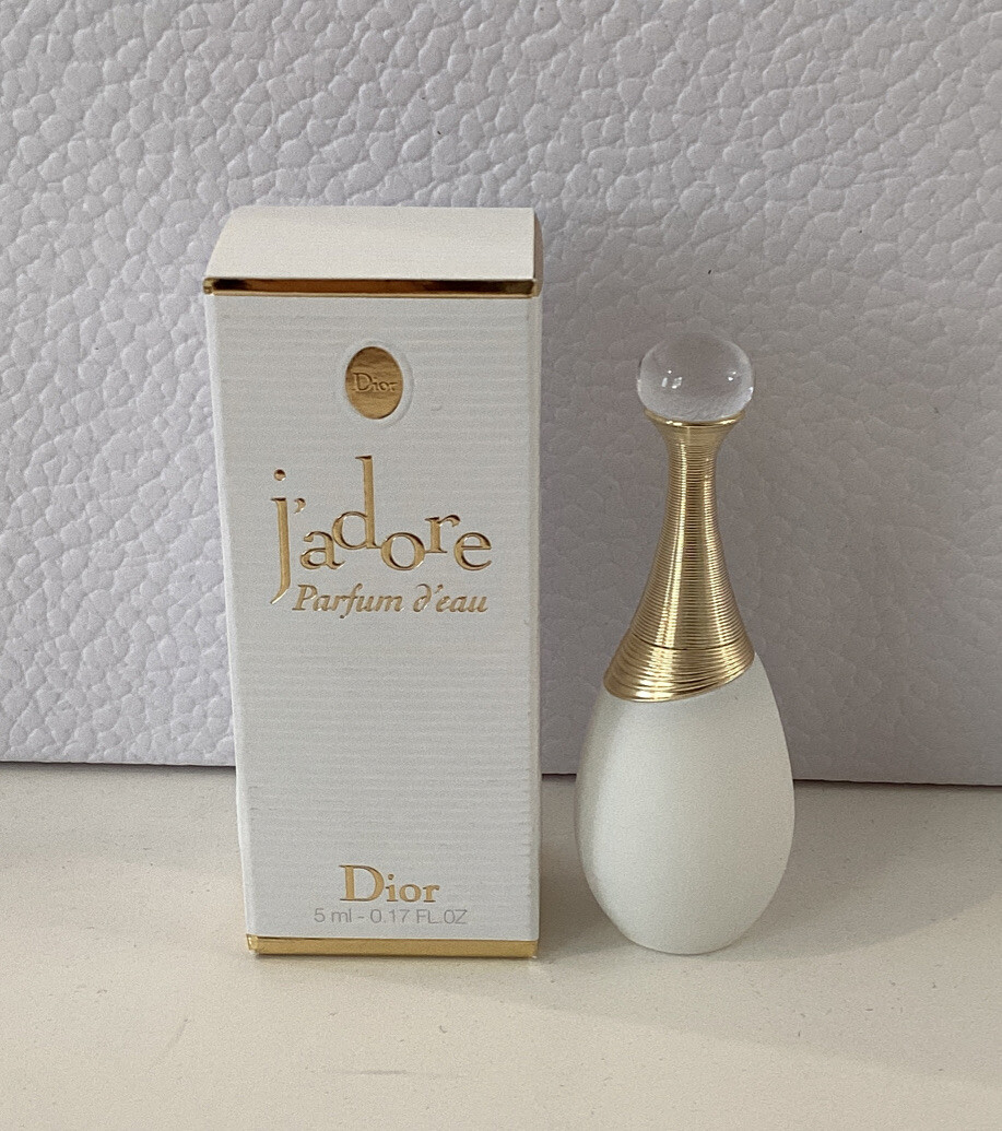J'ADORE DIOR Travel Parfum D'eau .17 5 ml Brand New Mini Purse NIB