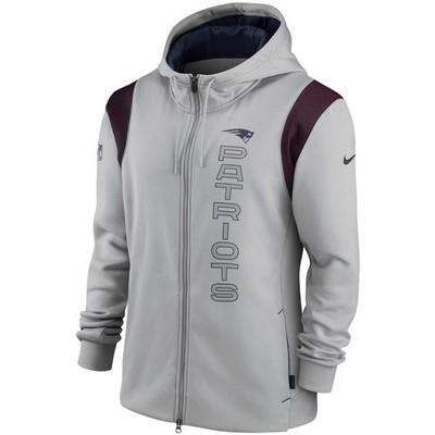 New England Patriots Nike Sideline Team Performance Full-Zip