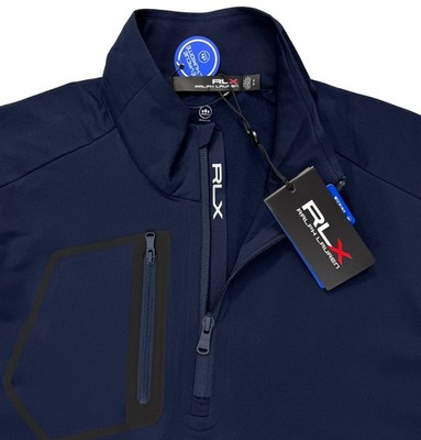 Ralph Lauren RLX Navy Blue 1/4 Zip Performance Pullover Golf