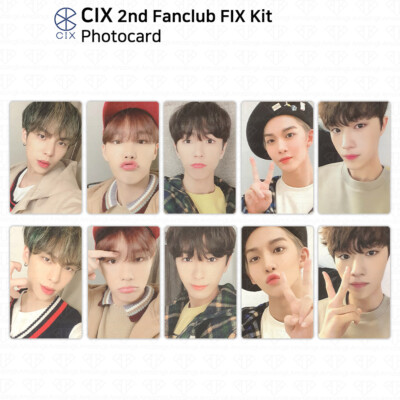 CIX 2nd Fanclub FIX Official Photocard BX Hyunsuk Jinyoung