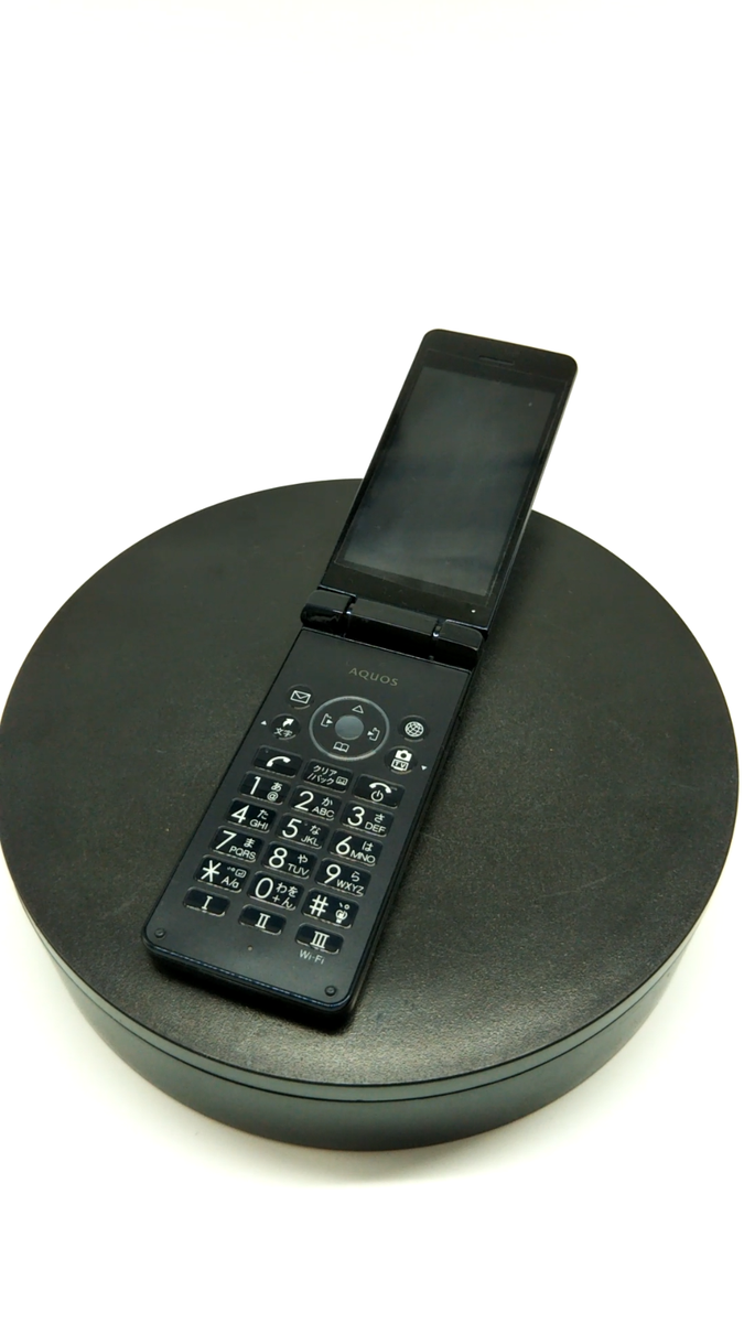 SHARP AQUOS Keitai 3 805SH 806SH Android Flip Phone Black Unlocked