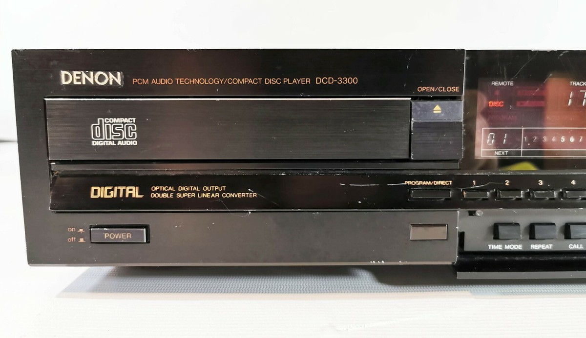DENON DCD-3300 PCM AUDIO TECHNOLOGY CD PLAYER - FREE UK DELIVERY