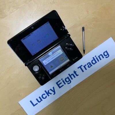 Nintendo 3DS Clear Black Console Stylus Japanese ver [H] | eBay