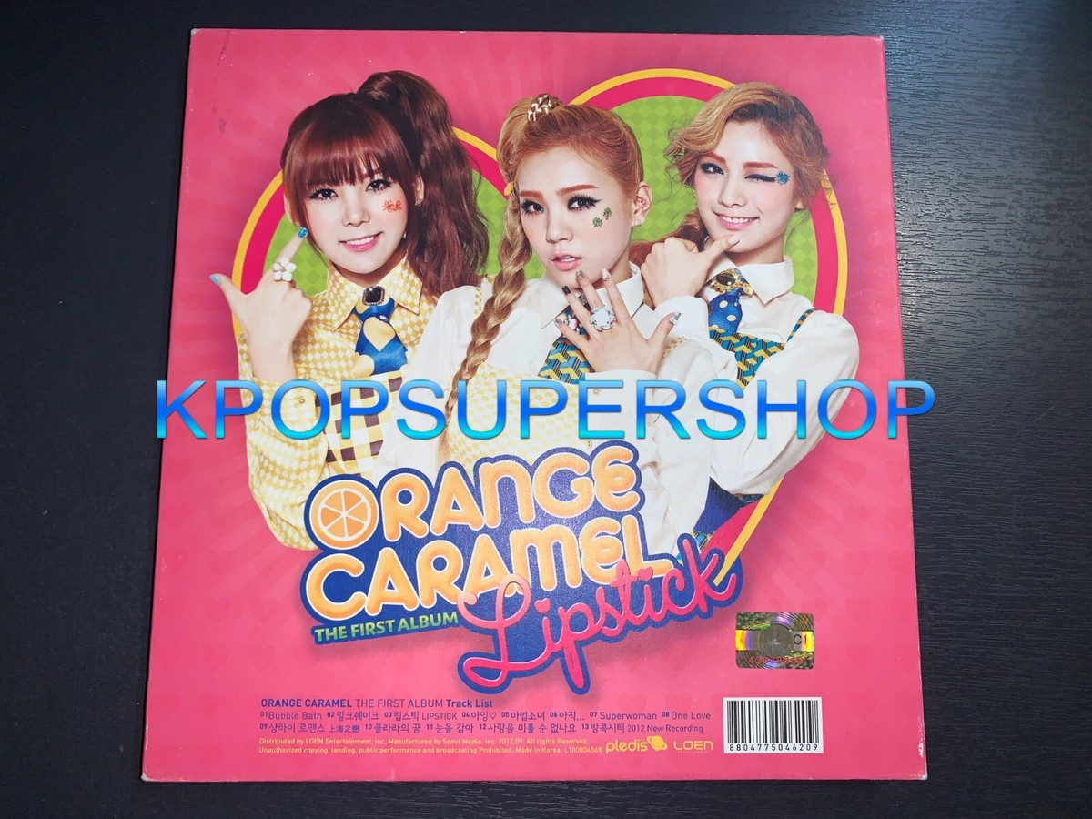 Orange Caramel 1st Album Lipstick CD Photobook Good OOP Rare OOP